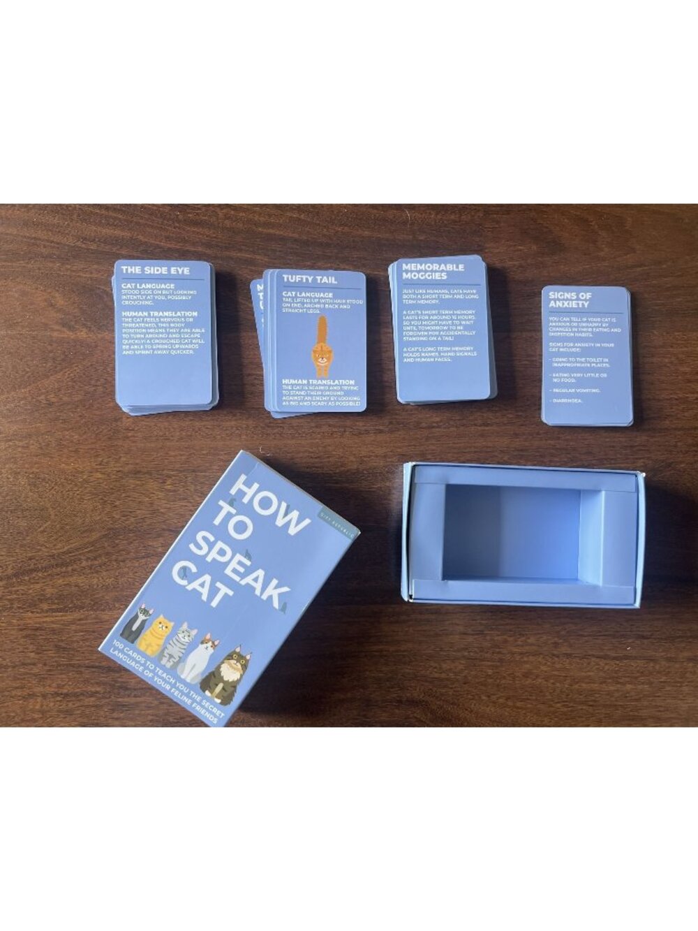 How To Speak Cat Cards Gift Republic 100 Card Set Cat Lover Gift